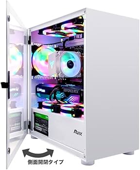 Amazon.co.jp: PASOUL 煌 ゲーミングPC デスクトップパソコン ホワイト